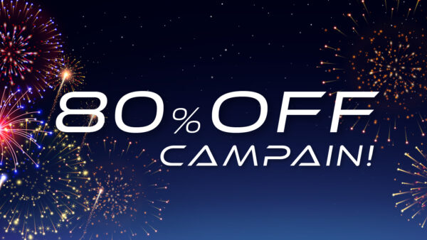 【8月限定】夏だ！祭りだ！80%OFFだキャンペーン